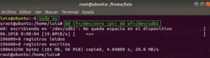 Formatear Unidad A Bajo Nivel Con Dd Y Dev Zero En Linux Ubuntu