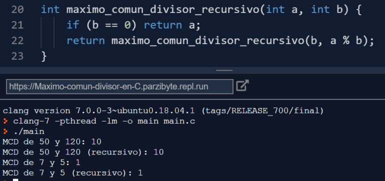 M Ximo N Divisor En C Algoritmo De Euclides Parzibyte S Blog