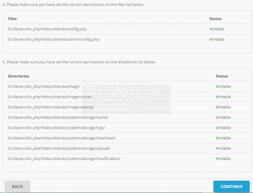 2.2 - Directories and files for OpenCart