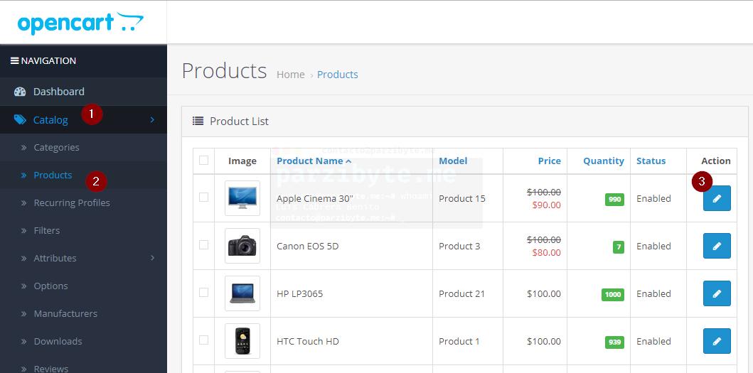 6.2 - Go to product admin