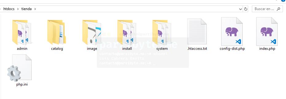 OpenCart Public folder example