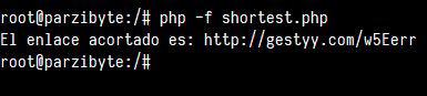 Consumir API de shorte.st con PHP - Ejemplo