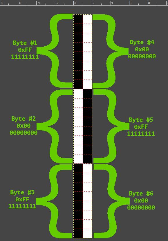 Imagen a bytes comando ESC POS bit image