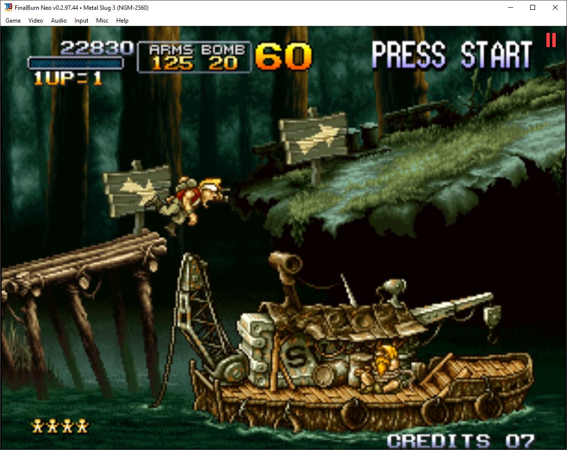 Emulador Neo Geo en PC - FinalBurn Neo