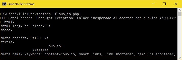 Con enlace incorrecto