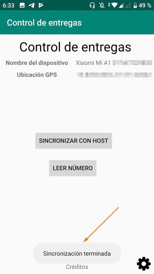 4 - Sincronizar entregas en App de Android