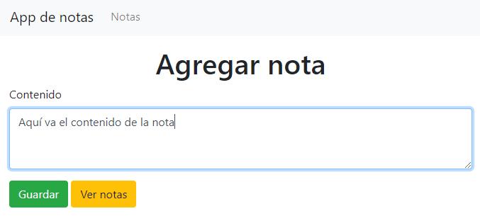 Agregar nota