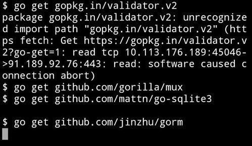 Dependencias de Go con go get