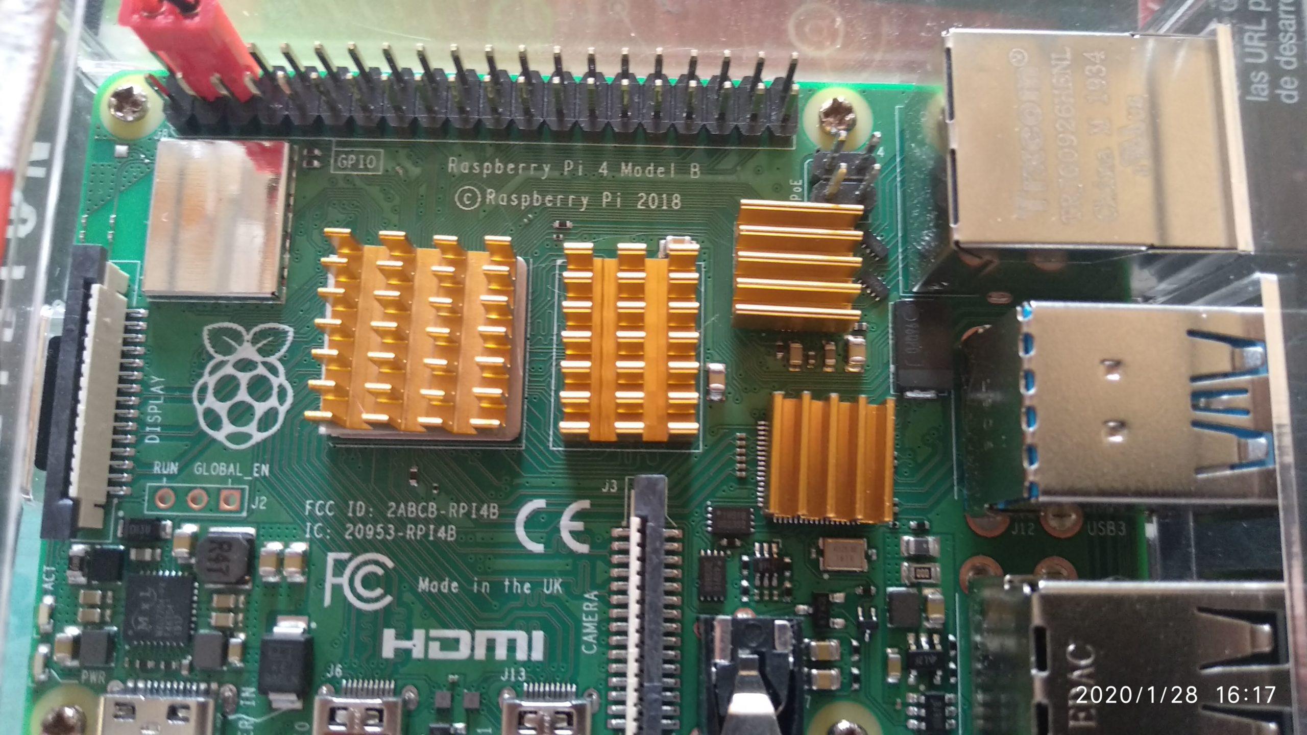 Disipadores de Raspberry Pi 4