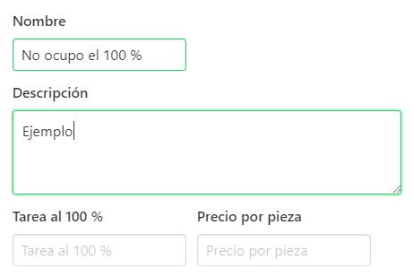 Input sin ocupar todo el ancho