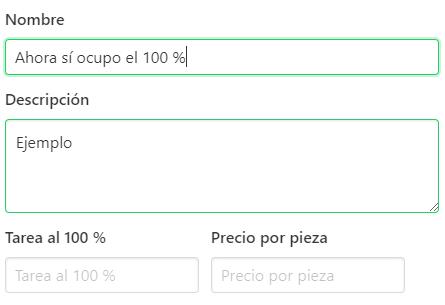 Ocupar todo el ancho con input usando Bulma CSS
