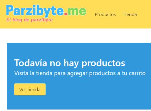 Carrito de compras vacío con PHP y MySQL