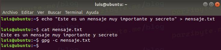1 - Crear archivo para probar