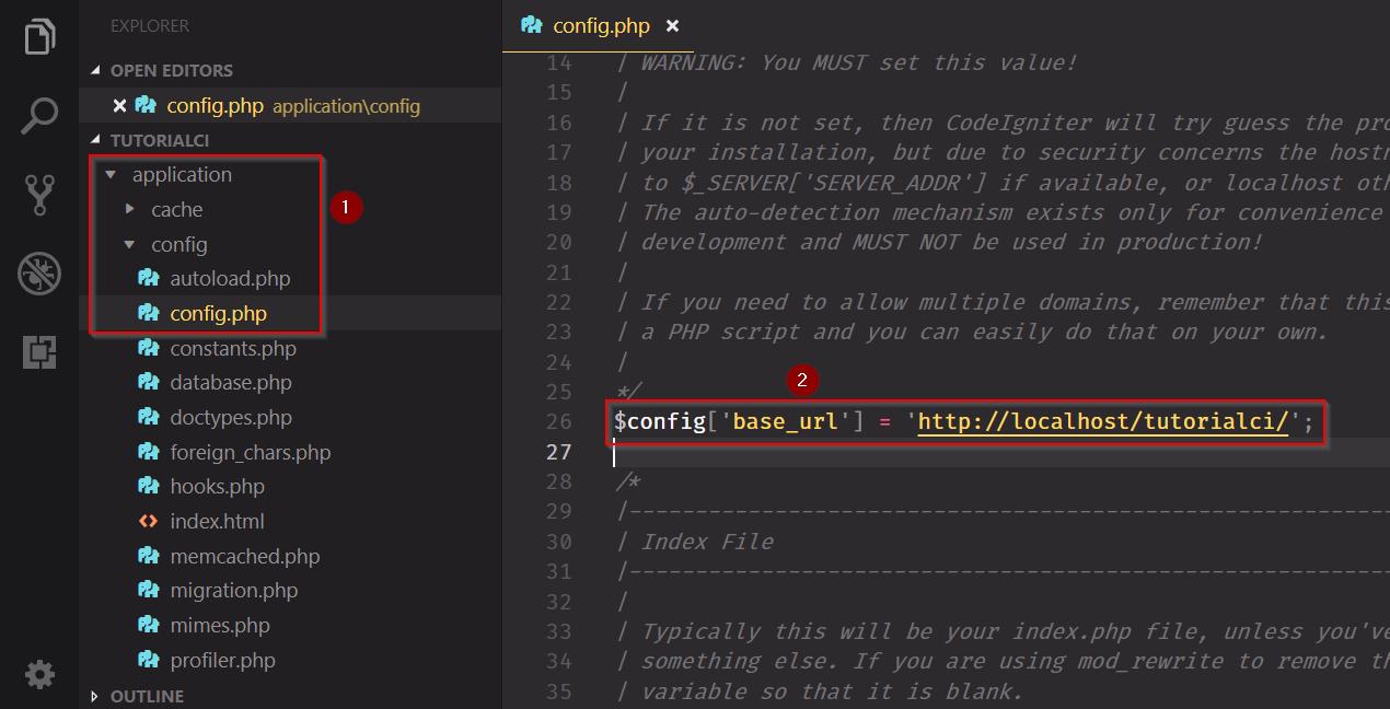 Configurar URL