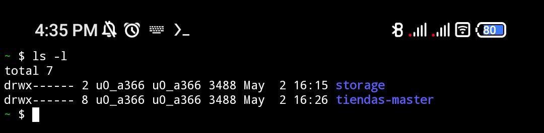 Listar contenido de directorio - En tiendas-master está el código de Sublime POS 3