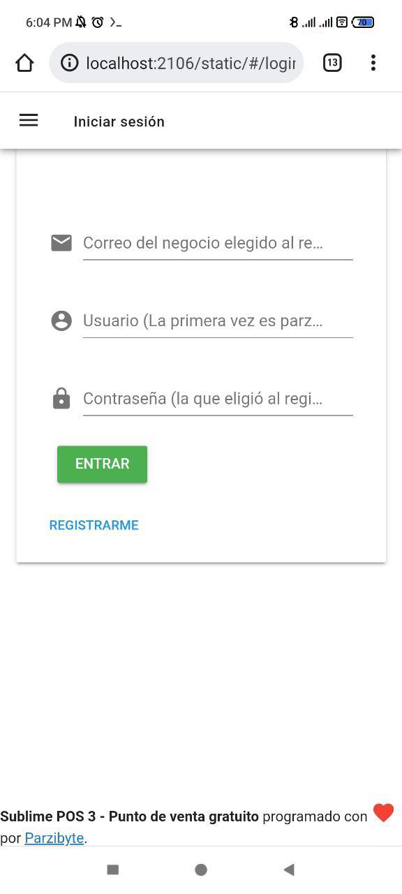 Sublime POS 3 compilado para Android