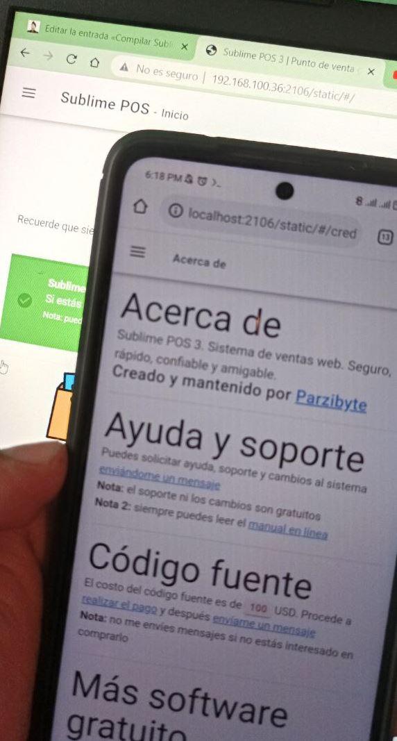 Usar dispositivo Android como servidor de sistema de ventas