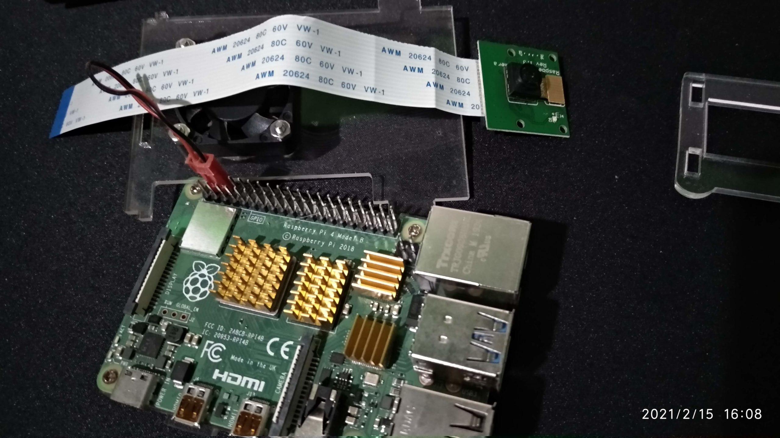 Cámara rev 1.3 y Raspberry Pi 4