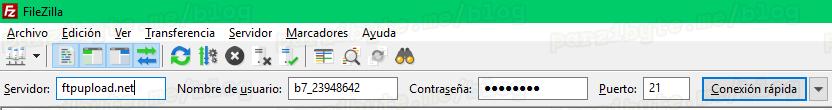 3 - Conectar a servidor FTP con FileZilla