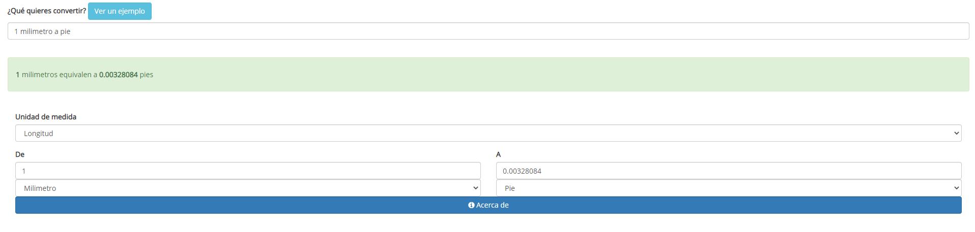 Conversor de unidades web con JavaScript