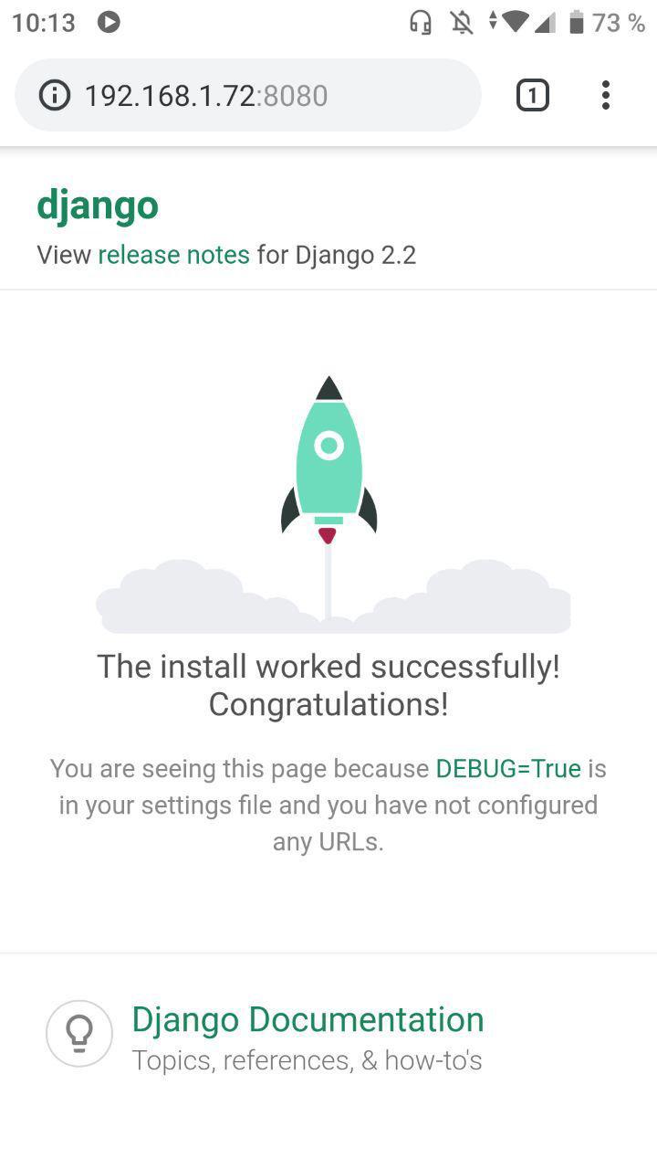 Proyecto de Django desde LAN