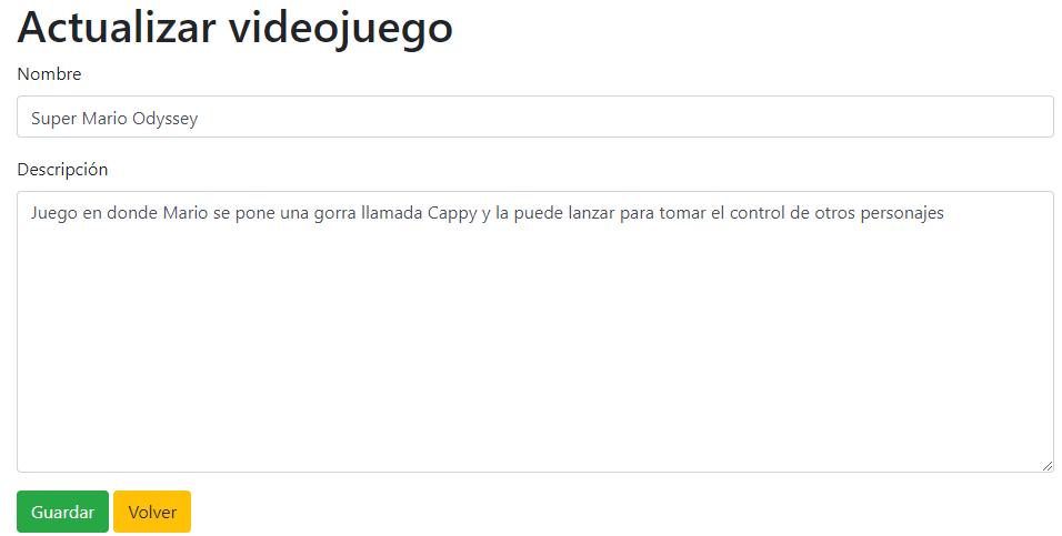 Formulario para Update en MySQL usando PHP y MySQLi
