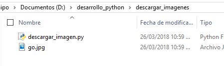 Descargar imagen jpg con Python