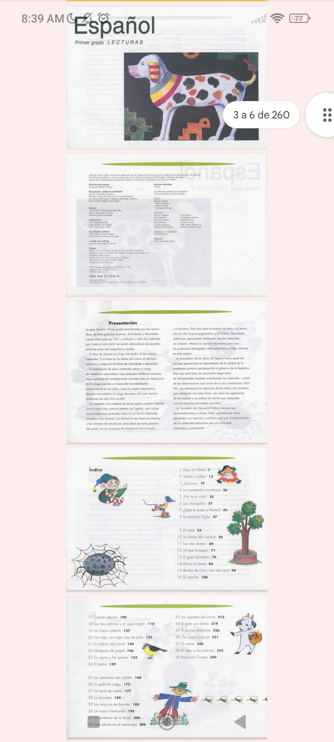 Abrir PDF de CONALITEG descargado con app Android y leerlo