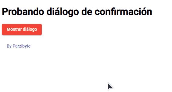Mostrando un diálogo estilo material design usando Angular