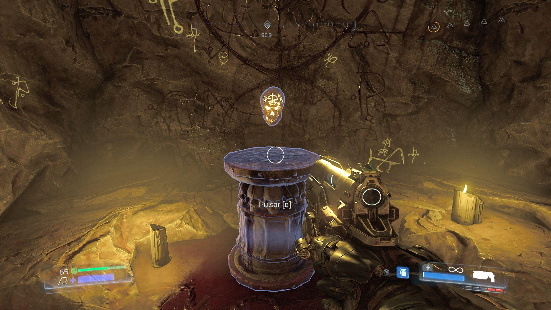Obtener calavera amarilla en Doom 2016