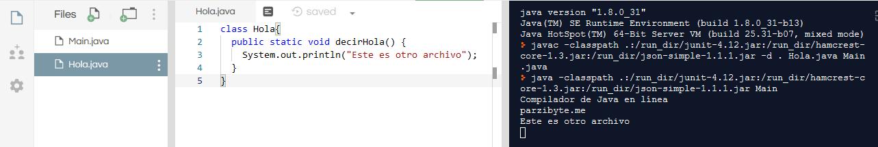 Editar múltiples archivos y compilarlos juntos