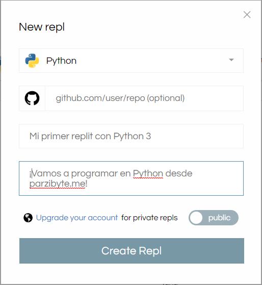 Detalles del código de Python 3