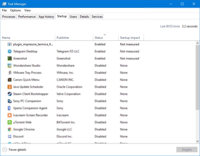 Programa al iniciar Windows