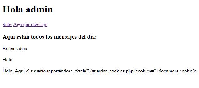 Etiqueta de script eliminada