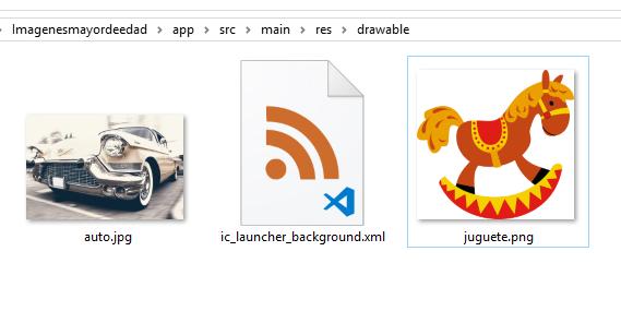 Poner imágenes en drawable