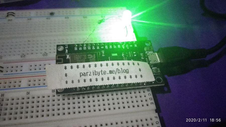 Led encendido por esp8266