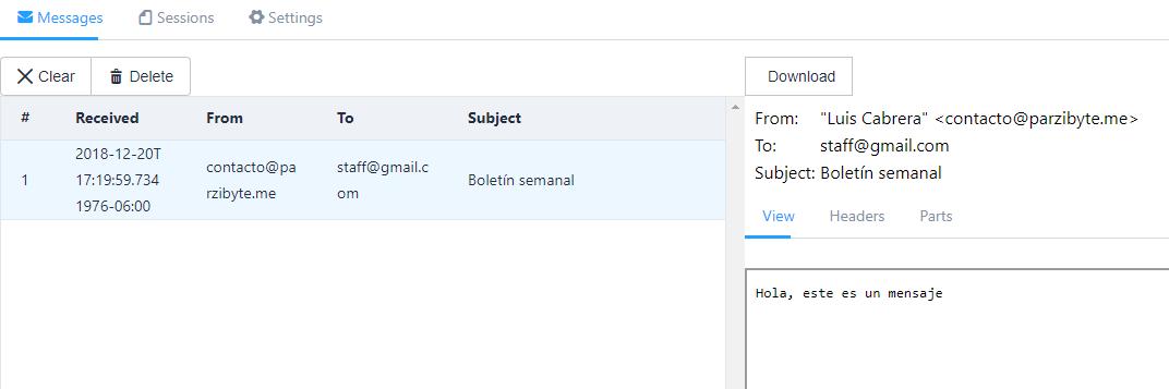 Correo enviado desde PHP con asunto y caracteres especiales