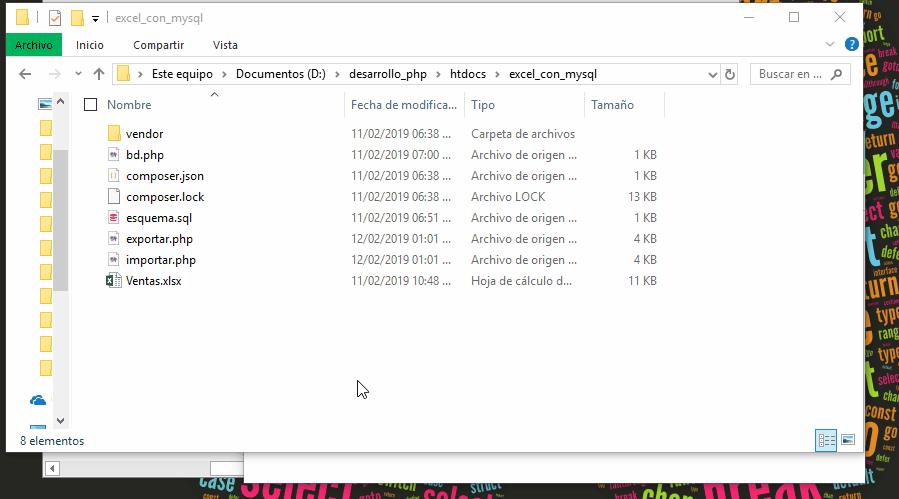 Exportando base de datos de MySQL a Excel con PHP y PHPSpreadSheet