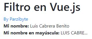 Anidar filtros en Vue