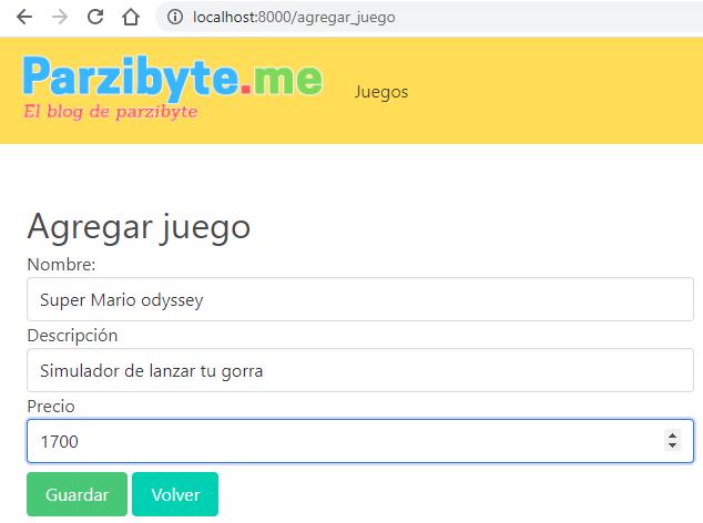 Formulario para insertar datos usando Flask y MySQL
