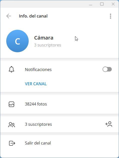 Fotos de cámara de Raspberry Pi 4 enviadas a canal de Telegram