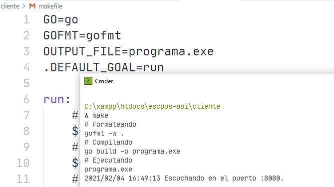Makefile para Go - Golang