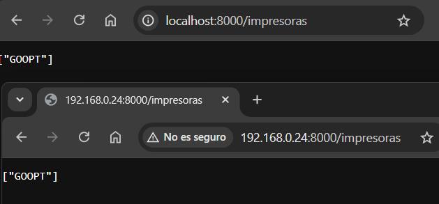 Comprobar plugin en red local
