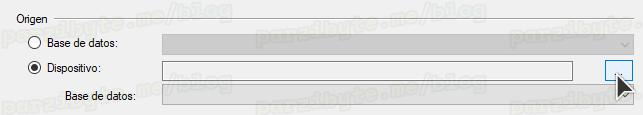 2 - Elegir dispositivo y buscar archivo bak