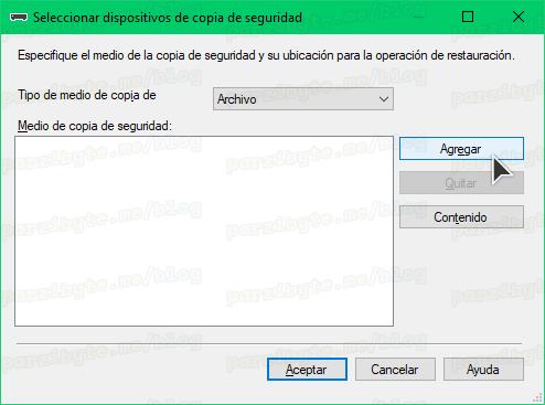 3 - Agregar