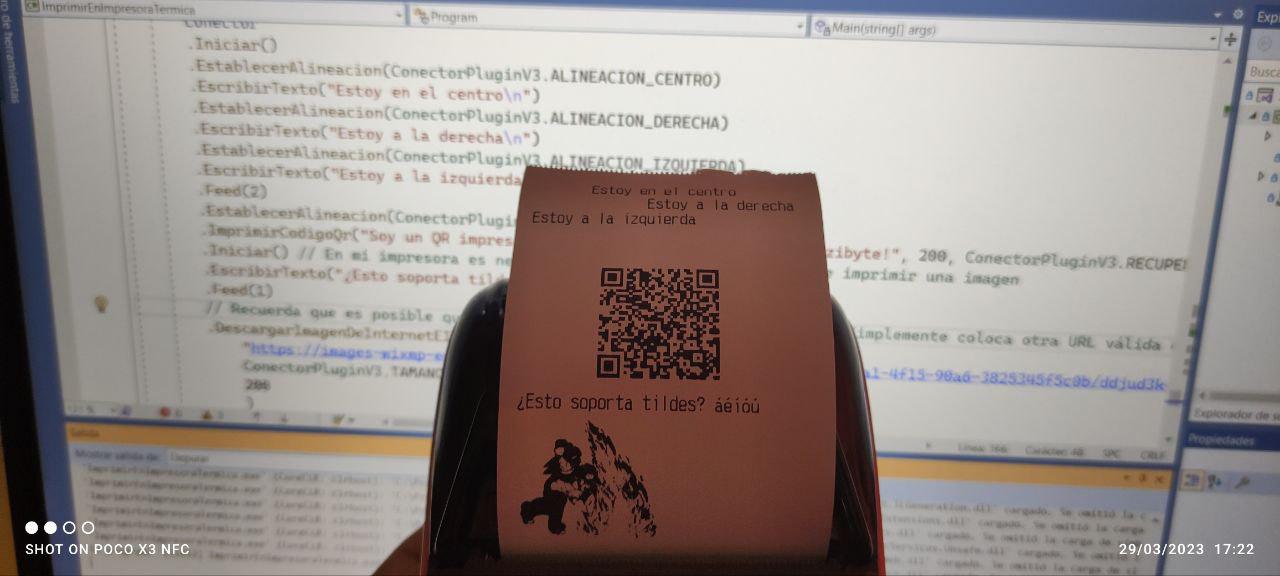 Imprimir ticket con C# y Visual Studio usando impresora térmica