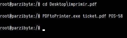 Invocar a PDFtoPrinter para imprimir documento PDF