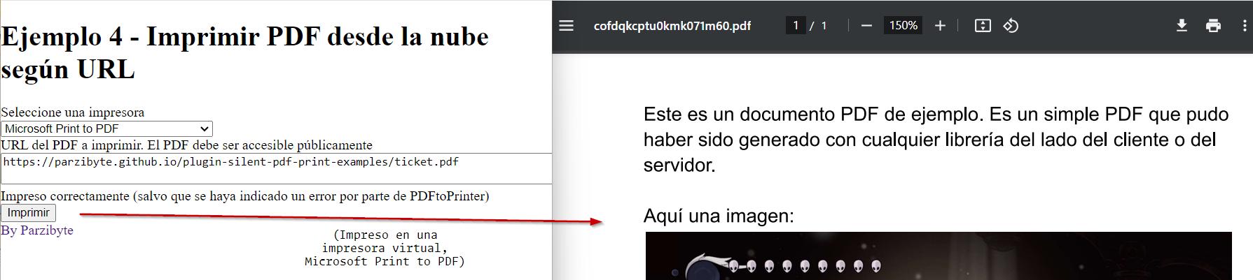 Imprimir PDF a partir de URL - PDF de internet expuesto públicamente