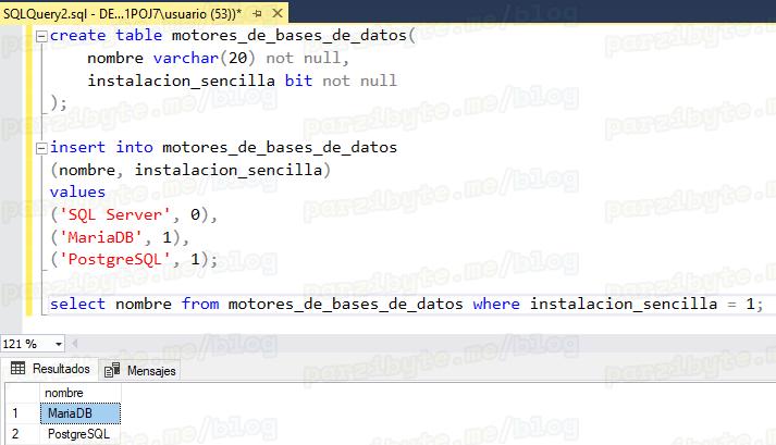 25 - Probar consultas SQL en SQL Server