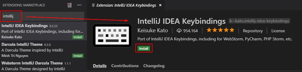 Instalar atajos de teclado en VSCode